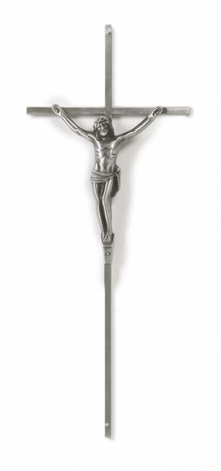 CROIX FINE AVEC CHRIST ZAMAC 45X18 NK