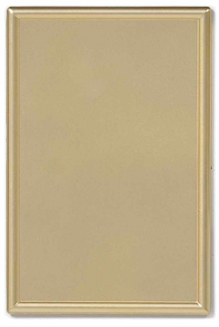 PLAQUE NG PLASTIQUE OR ENCADREE + ADHESIVE 175X115